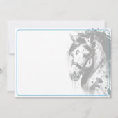 Spirit Pony 10 Anniversaire Invitation (Dos)