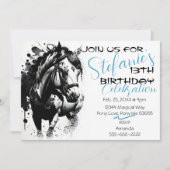 Spirit Pony 1 Invitation Anniversaire (Devant)