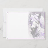 Spirit Pony 27 Anniversaire Invitation (Dos)