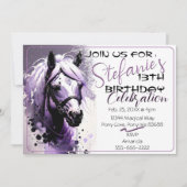 Spirit Pony 29 Invitation d'anniversaire (Devant)