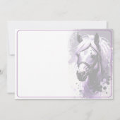 Spirit Pony 29 Invitation d'anniversaire (Dos)