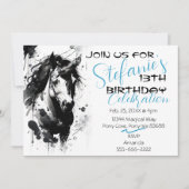 Spirit Pony 2 Anniversaire Invitation (Devant)