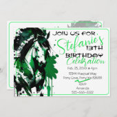 Spirit Pony 35 Anniversaire Invitation (Devant / Derrière)
