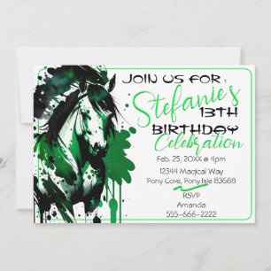 Spirit Pony 35 Anniversaire Invitation