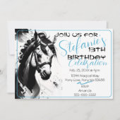 Spirit Pony 8 Anniversaire Invitation (Devant)