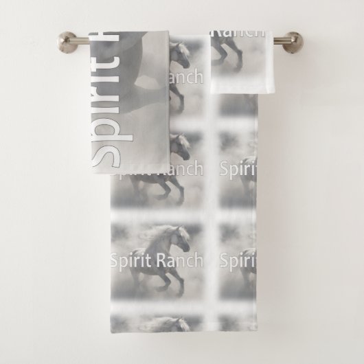 Spirit Ranch Spirit Horse Towel Set (En situation)