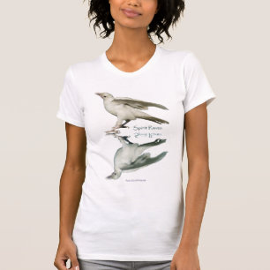 SPIRIT RAVEN II Rare White Raven Wildlife Shirt