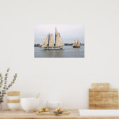 Spirit South Carolina en Alert schoener Poster (Keuken)