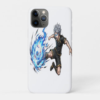 Spirit Striker Blue Energy Anime Voetbal OC T-shir iPhone 11 Pro Hoesje