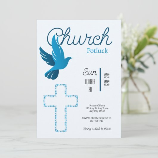 Spirit & Sustenance Community Potluck  Invitation (Debout devant)