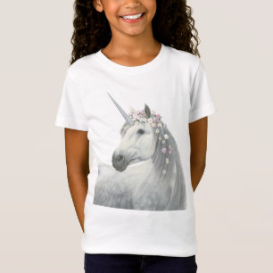 Spirit Unicorn met Flowers in Mane T-shirt