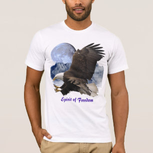 SPIRIT VAN FREEDOM Bald Eagle Wildlife T-Shirt