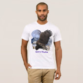 SPIRIT VAN FREEDOM Bald Eagle Wildlife T-Shirt (Voorkant volledig)