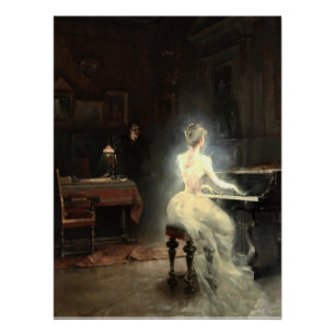 Spirit van George Roux 1885 Glanzende Poster Perfect Poster