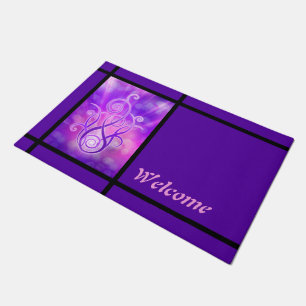 Spirit Violet Flame Design + jouw ideeën Deurmat