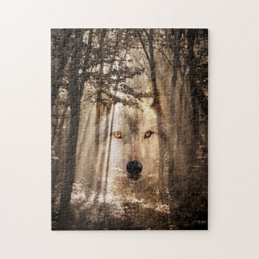 Spirit Wolf Legpuzzel (Verticaal)