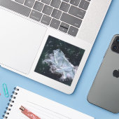 Spirit Wolf Sticker (Laptop met iPhone)