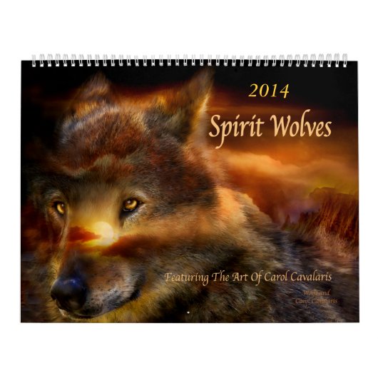 Spirit Wolves Art Agenda 2014 Kalender (Hoes)