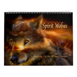 Spirit Wolves Art Calendar Kalender