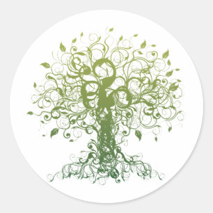 Spirit Yoga Ronde Sticker
