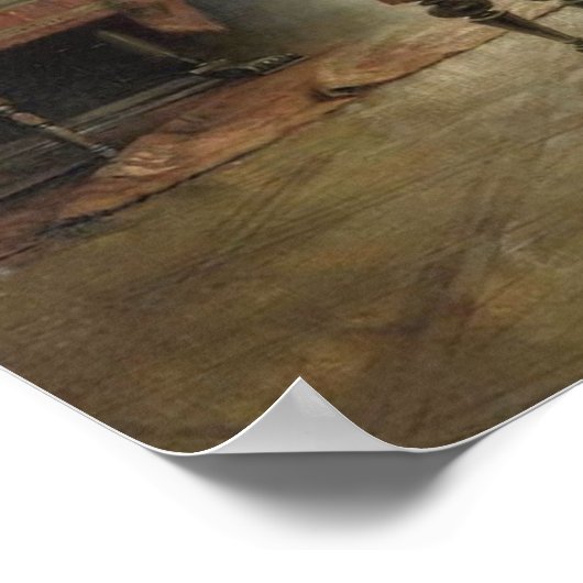 Spirite (1885) van George Roux - poster (Hoek)