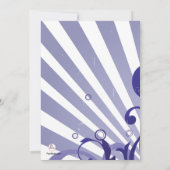 Spirited Guitar Invitation Kaart (Achterkant)