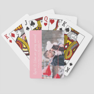 Spirited Names Fun Unique Verloving Aankondiging Pokerkaarten