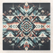 Spirited Nights Glazen Onderzetter (Voorkant)