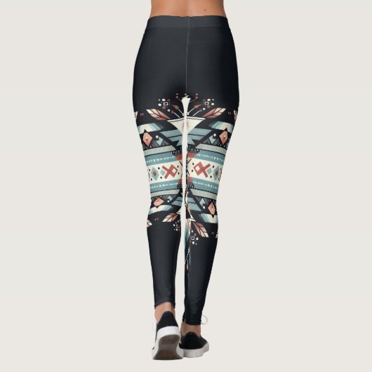 Spirited Nights (large pattern) Leggings (Achterkant)