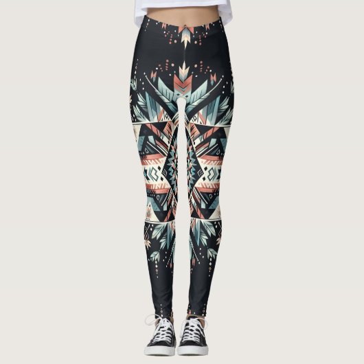 Spirited Nights (large pattern) Leggings (Voorkant)