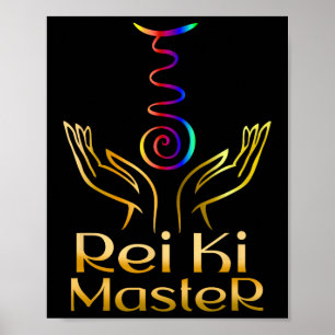 Spiritele Reiki Meester Poster
