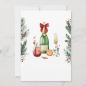 Spirits Bright Cocktail Holiday Kerstfeest Kaart (Achterkant)