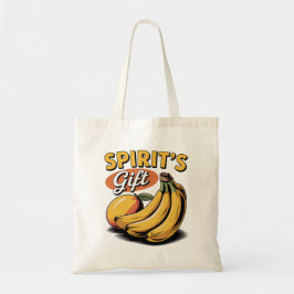Spirit's Gift Banana Mango Retro Faith T-shirt Tote Bag