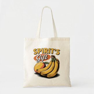 Spirit's Gift Banana Mango Retro Faith T-shirt Tote Bag