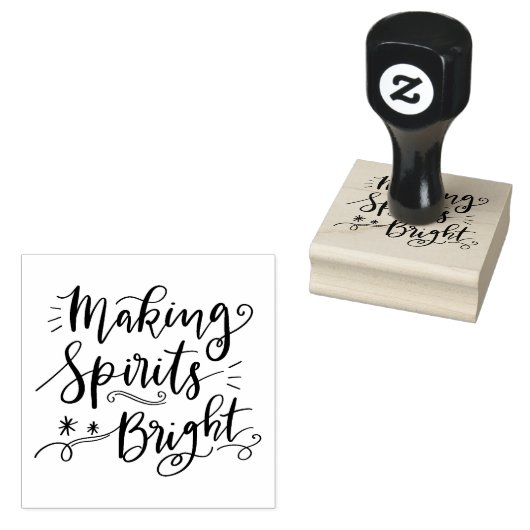 Spirits helder handgeschreven script maken 	rubberstempel (Gestempeld)