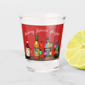 Spirits helder kerstlicht maken en boekje shot glas