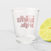 Spirits helder maken - Kerstretro Shot Glas (Achterkant)