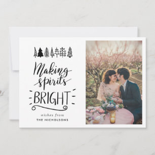 Spirits helder maken Script Kerstfoto Feestdagenkaart