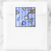 Spirits - Pop Gothic Nightmare Surreal Cartoon Vierkante Sticker (Tas)