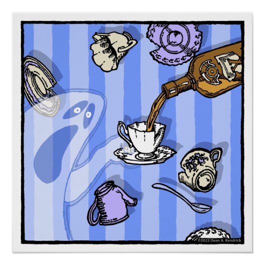 Spirits - Pop Gothic Nightmare Surreal Ghost Perfect Poster (Voorkant)