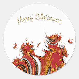 SPIRITS VAN CHRISTMAS RONDE STICKER