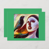 Spiritsdier Spotvogel 3 Briefkaart (Voorkant / Achterkant)