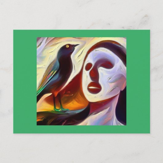 Spiritsdier Spotvogel 3 Briefkaart (Voorkant)