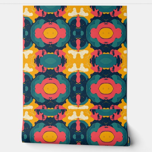 spiritual abstract wallpaper behang (Afrollen)