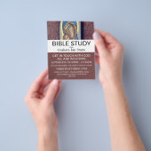 Spiritual Art Decor, Christian Bible Class Advert Flyer (Hand)