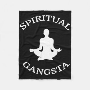 Spiritual Gangsta T-shirt - Heren Dames Grappige Y Fleece Deken
