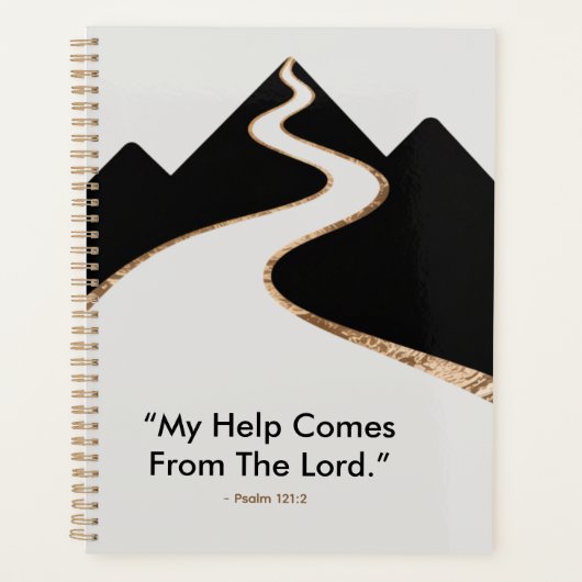 Spiritual  Guided Mountain Path design Planner (Voorkant)