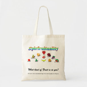 Spiritualiteit: (Retro Digital Paint Design) Tote Bag
