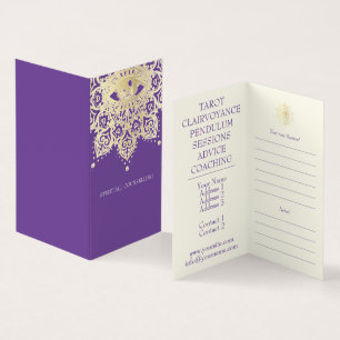 Spiritueel advies, Psychic - Visitekaartje