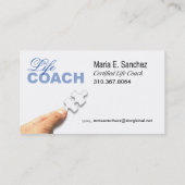 SPIRITUEEL advies voor levenscoach Visitekaartje (Achterkant)